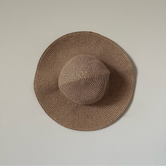 David and Young Packable Floppy Straw Hat One Size - Picture 3 of 8
